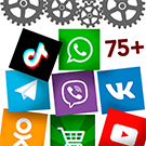 Кнопки на чаты и группы социальных сетей: ВКонтакте, Telegram, WhatsApp, Viber, Одноклассники... (niges.scbtns) - solution for Bitrix
