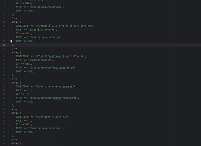 URL Rewrite Controller (trdn.urls) - solution for Bitrix