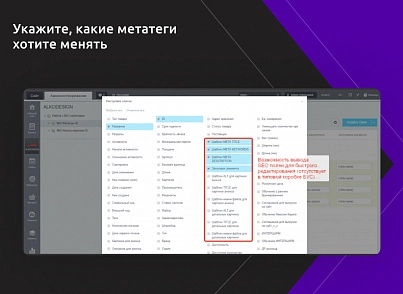 Quickly edit SEO tags (alkodesign.metaseotool) - solution for Bitrix