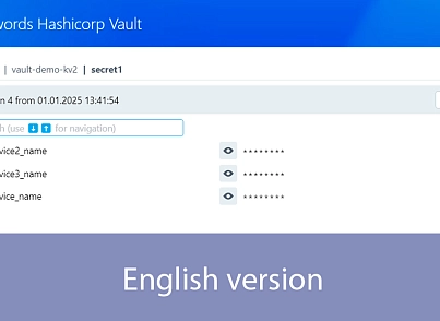 Integration with Hashicorp Vault (mironov.vault) - solution for Bitrix