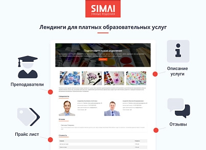 SIMAI-SF4: Сайт художественной школы – адаптивный с версией для слабовидящих (simai.sf4artschool) - solution for Bitrix