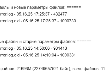 Предупреждение об изменении файлов (itserw.directoryfilechecker) - решение для Битрикс