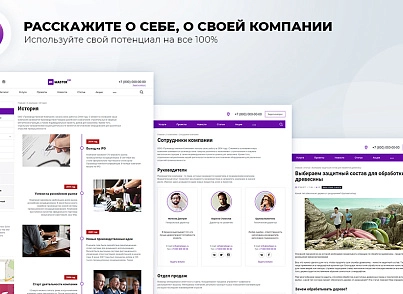 Master 2 in 1: corporate website + store (redsign.master) - solution for Bitrix