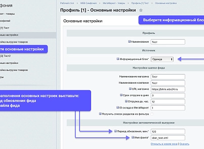 WBS24: Интеграция с МегаМаркет - фид обновления товара и цен, остатки по API 2.0 (wbs24.sbermmprodapi) - solution for Bitrix