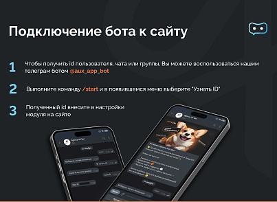 Computer program "Telegram notifications" (agencyux.tgnotify) - solution for Bitrix