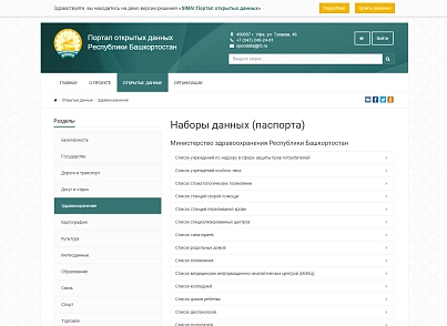 SIMAI: Open data portal – adaptive with version for the visually impaired (simai.opendata) - solution for Bitrix