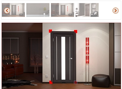Online designer “Doors in the interior” (kmini.srd) - solution for Bitrix