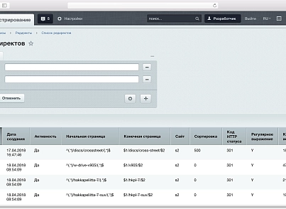 SEO redirect creation module and robot protection (goodde.redirect) - solution for Bitrix