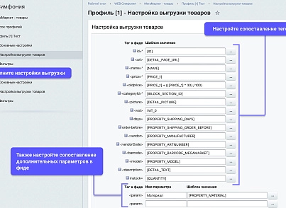 WBS24: Интеграция с МегаМаркет - фид обновления товара и цен, остатки по API 2.0 (wbs24.sbermmprodapi) - solution for Bitrix