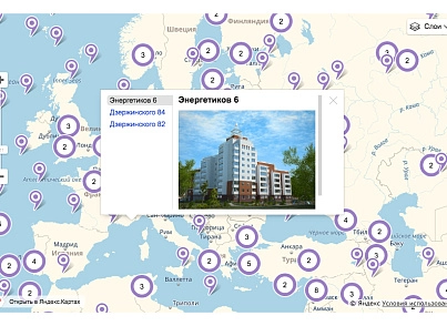 whatAsoft: Yandex.map of Big Data information block objects (whatasoft.geoobjectsmapbd) - solution for Bitrix