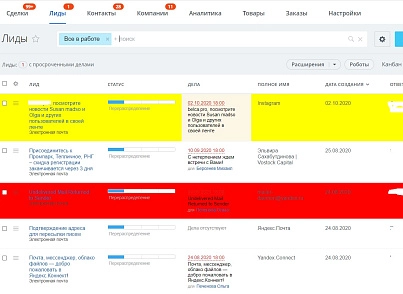 Подсветка карточек CRM (lion.backlighter) - solution for Bitrix